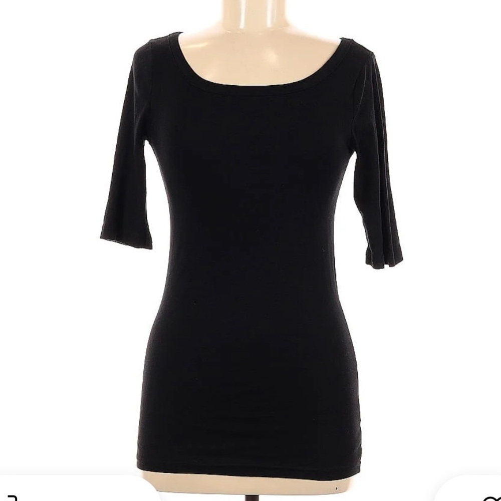 Anthropologie cotton Micheal stars boat neck top medium